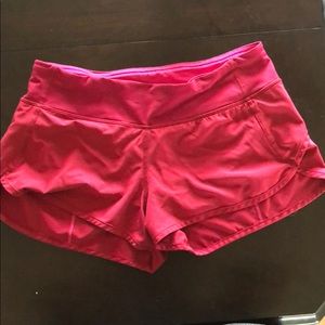 Run speed lulu lemon shorts
